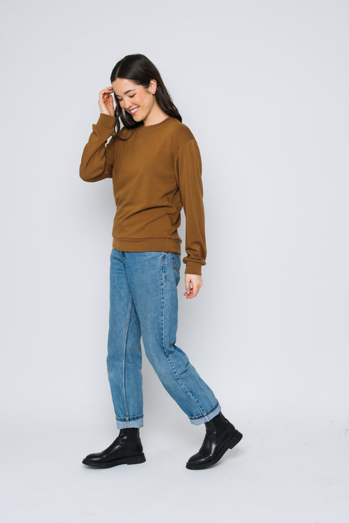 Jenna-Luxe Fleece Crew